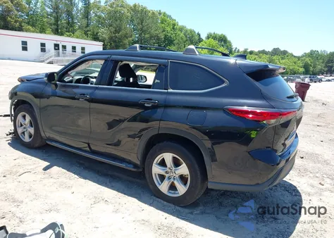 2021 Toyota Highlander Le from USA, damaged, VIN 5TDZZRAHXMS526743